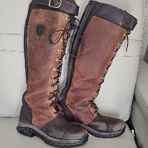 Ariat Brown Leather Boots with Insulation